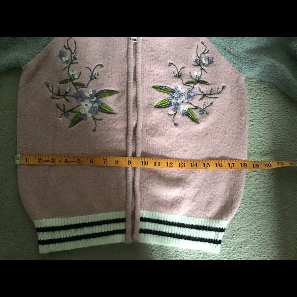 💖Host Pick💖 True Craft knit floral bomber jacket - Picture 9 of 12